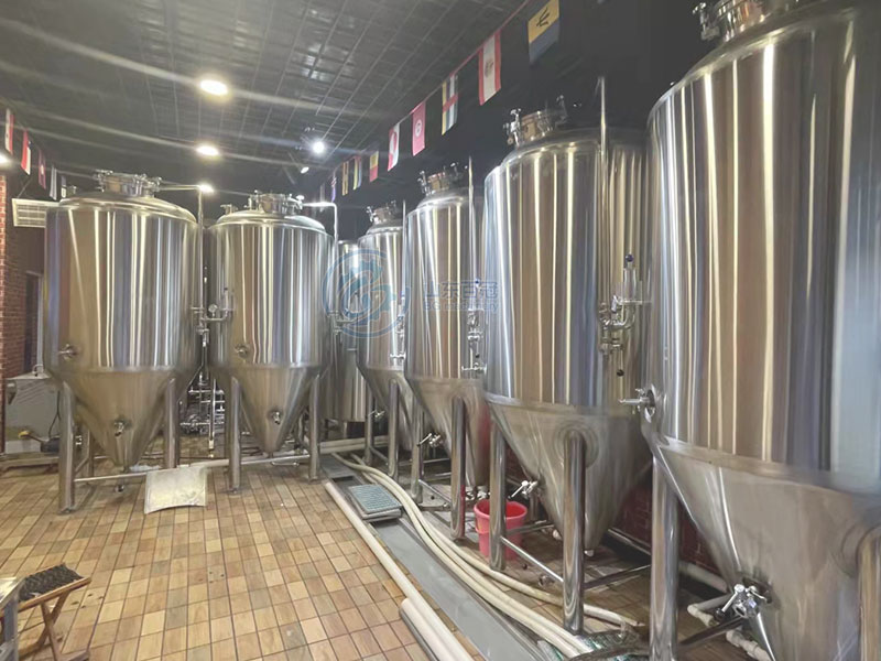 2000升精酿啤酒设备发酵系统